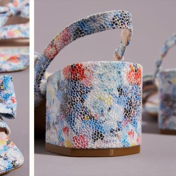 Anthropologie Cecelia NWT York Cosette Heels Size 7,5 (7M) - Picture 4 of 11